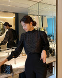 Enzua Lace Tie Blouse