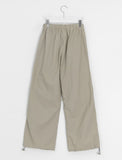 Soluna Parachute String Shirring Wide Banding Pants