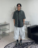 Hollyden seersucker check short sleeve shirt