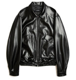 Fox Leather Oval Pocket Jacket