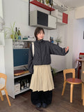 Nekomi Pleated Midi Skirt