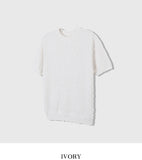 Mild terry round half knit