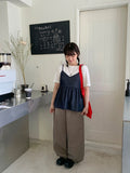 Waju cut wide balloon cotton pants