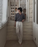 Howes One-Tuck Wide Slacks