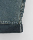 Hoam Balloon Wide Denim Brushed Pants