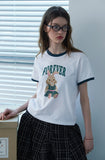Forevernie CROP Ringer Tee