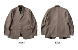 Herring Wool Three-Button Jacket