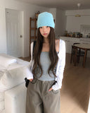 Minute Dot U-Neck Long Sleeve Cardigan