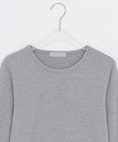 Beltary Color Round Long Sleeve Tee