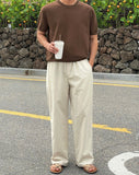 Decoy Linen Round Knit