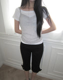 Elto Ribbon Capri Pants