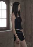 [mnem] Fringe Wash Bustier