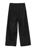 Pocket Wrap Belt Corduroy Pants