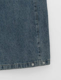 [Unisex] Conden Pintuck Denim Wide Pants