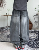 Reuben Slub Balloon Denim Pants