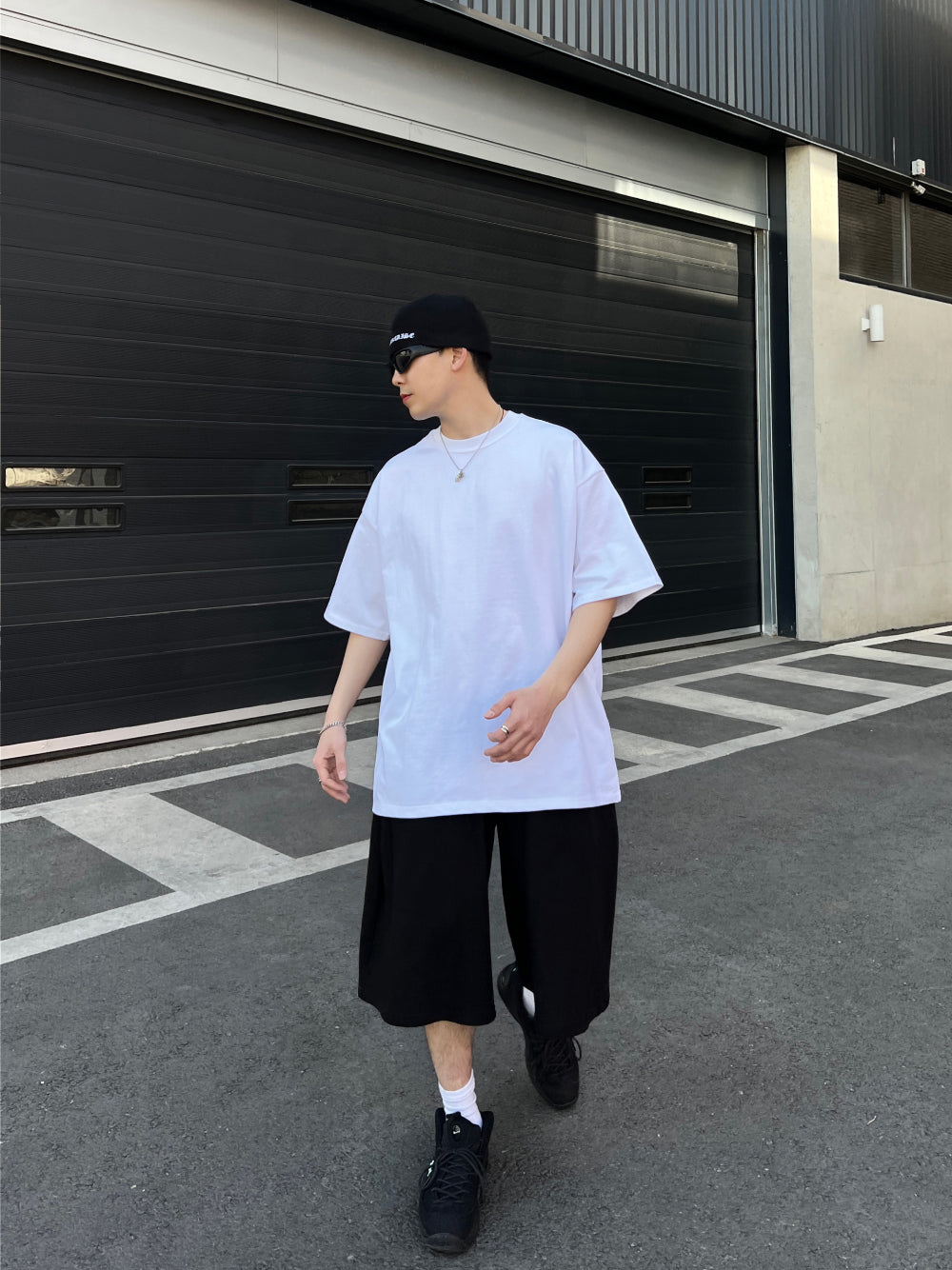【KOOLOSET】Premium Solid Half Box Tee KOOLOSET (クロゼット) - プレミアムソリッド半袖ボックスT