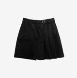 Razen Buckle Leather Skirt