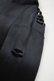 Groovy cut out dirty washed hoodie