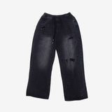 (Unisex) Patchier Back Silt Denim Pants