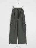 Chesiken Nylon Cargo Wide Pants