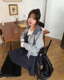 Dane Check Two-Way Hoodie Zip-Up