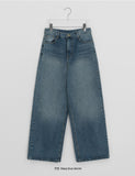 Gyodu Washing Denim Wide Pants