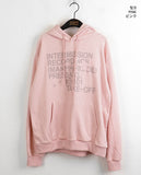 Recording Y2K Lettering Boxy Long Sleeve Hood T-Shirt