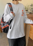 [unisex] Kiori Sun Printing Over Long Sleeve Tee