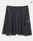 Haen Check Layered Midi Skirt