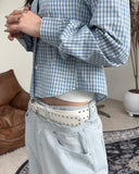 Melling Crop Check Shirt