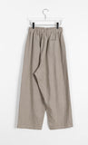 [unisex] Hupin Linen Banding Balloon Pants - Linen 100