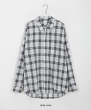 [unisex] Mesha Over Check Shirt