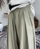 By Nylon Pintuck Balloon Pants
