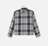 Fade Crop Check Shirt