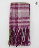 Fran Winter Thick Long Checkered Muffler