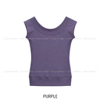 Bendy Slim Ribbed Two-Way Short Sleeve