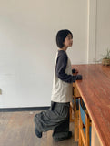 [Unisex] Teln Raglan Overfit Long Sleeve Tee