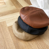 must leather beret