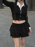 Bobbi Tiered Mini Skirt