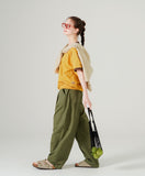Washed Cotton Balloon Pants