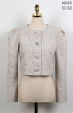 Kisuel Puff Tweed Jacket
