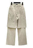 Pae Eyelet Layered Pants