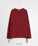 Nemiki String Over Basic Long Sleeve Tee