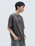 CELTIC CROSS WASHED HALF T