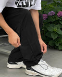 Bead Nylon String Wide Pants