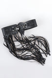 Long Tassel Leather Belt