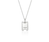 Volume Square H BAR Necklace L