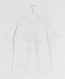 Vile Musical Note Printing Boxy Short Sleeve Tee