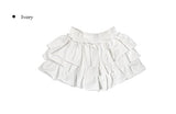 Boo Frill Tiered Banding Mini Skirt