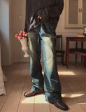 Wrangle Flare Maxi Denim Pants